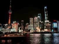 Colorful Night View of The Bund