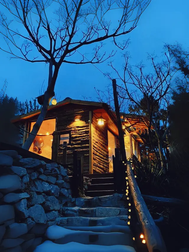 Qingdao sea view log cabin, spend unforgettable moments with your besties!