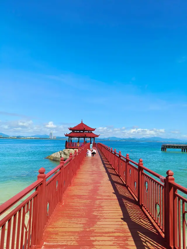 สวยงามหาดสามย่านเกาะวู่จือโจวในเขตท่องเที่ยว