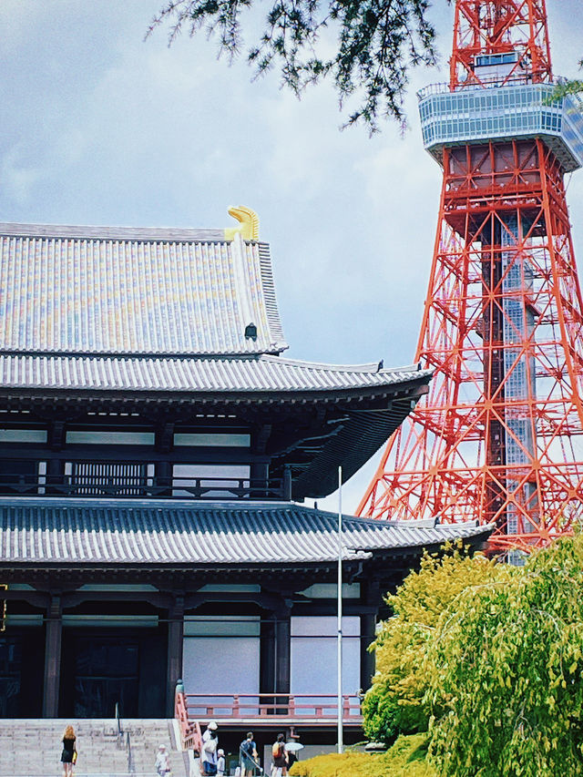 增上寺 | 東京塔下的古早寺廟 🟤