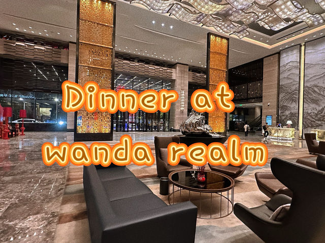 ห้องอาหารบุฟเฟต์ที่ wanda realm 