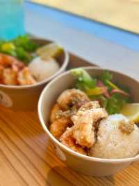 🦐🌺 Dive into Delightful Garlic Shrimp at COCO SHRIMP, Okinawa 🌴🏖️