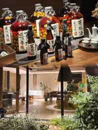 初秋山林真火暖湯|炭烤小食品茶茗|安吉民宿。