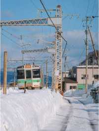 冬天的北海道真的比電影還浪漫。