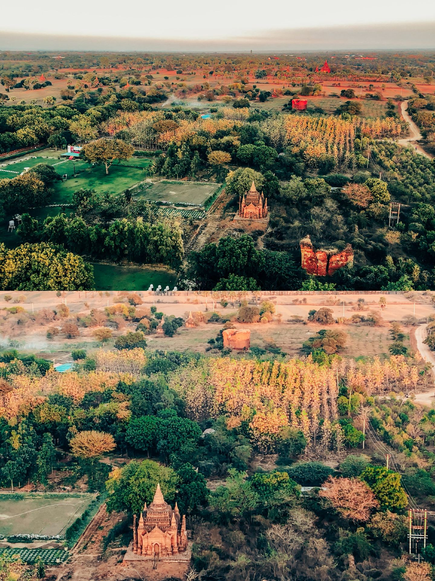 Bagan, Myanmar Hot Air Balloon | Bagan from a God's Eye View.