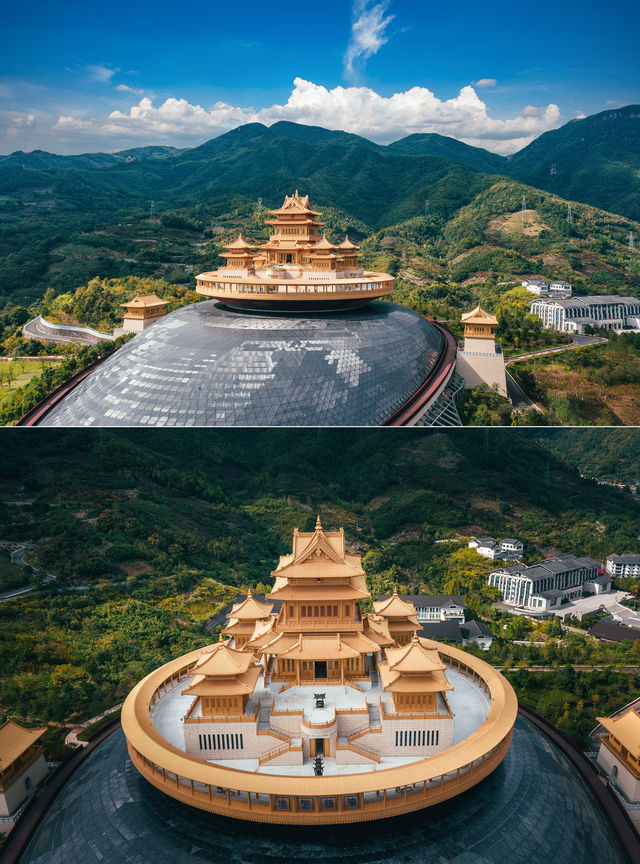 現實版天宮，寧波奉化彌勒聖壇。
