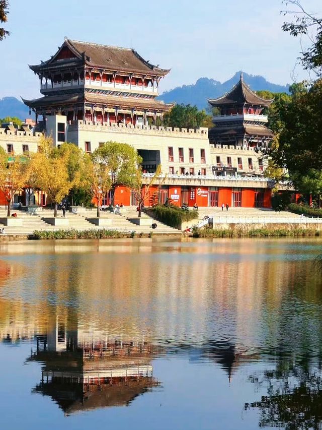 重慶這個大型濕地公園，水杉斑斕美如油畫！