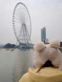無錫親子遊‖蠡湖大橋餵海鷗水上摩天輪