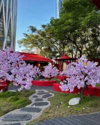 深圳灣萬象城春日櫻花樂園，浪漫到犯規