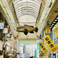 打卡日本大阪黑門市場