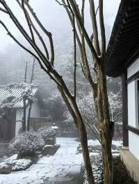 徑山寺觀雪