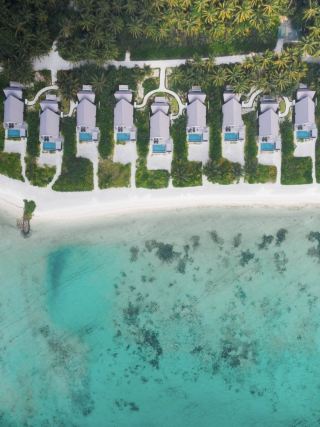This newly opened private island resort in Meemu Atoll, southern Maldives is absolutely stunning!