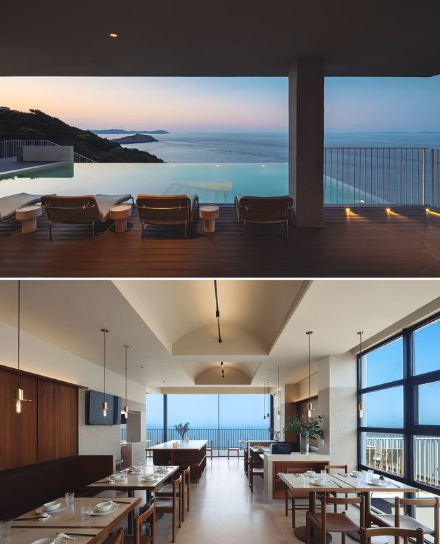 三面環海的燈塔懸崖酒店大樂之野·黃龍島
