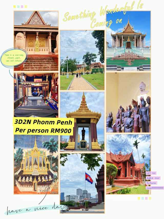 3D2N in Phnom Penh 🇰🇭✨ Where you can find History, Culture & Riverside Vibes in surprise