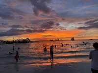 🌅 鮮豔到像是幻覺的火紅夕陽｜長灘島 Boracay Sunset