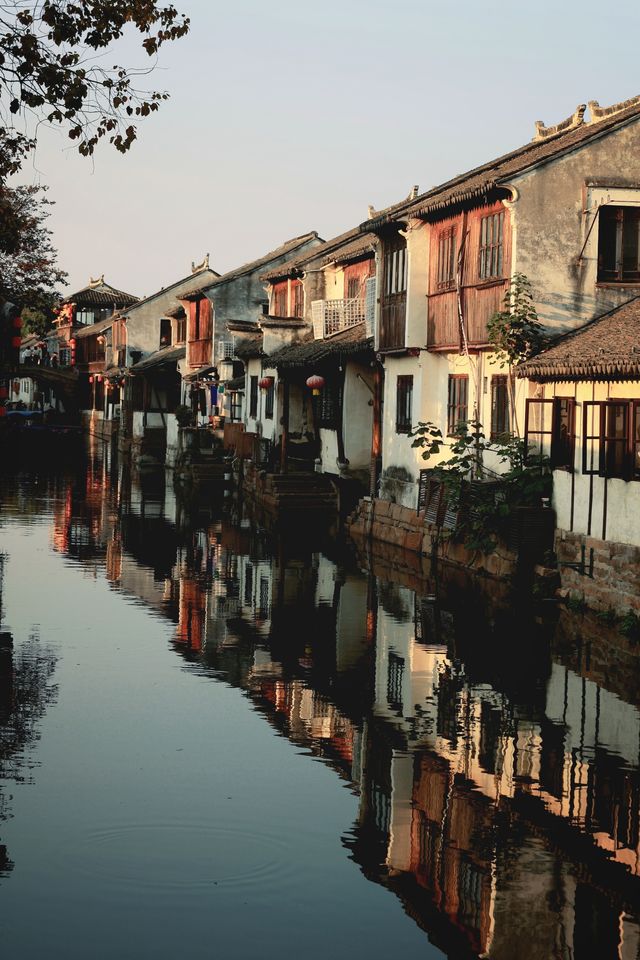秋天總要帶娃去一次水鄉第一古鎮
