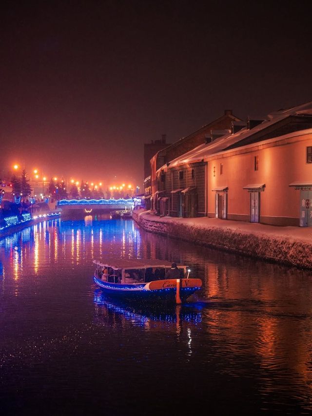 冬日小樽的浪漫物語雪與運河的日與夜