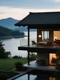 千島湖親子萌寵遊！西坡民宿老建築超有料