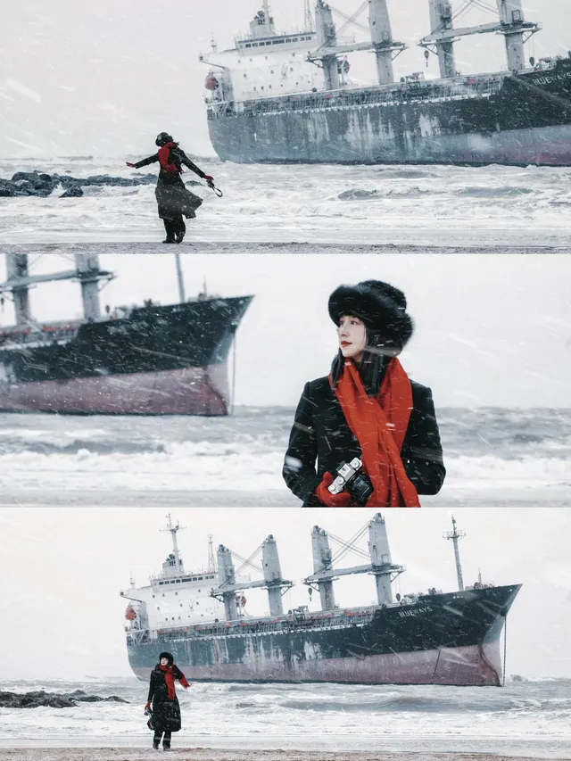 下雪的威海氛圍感絕了 下雪的威海氛圍感絕了