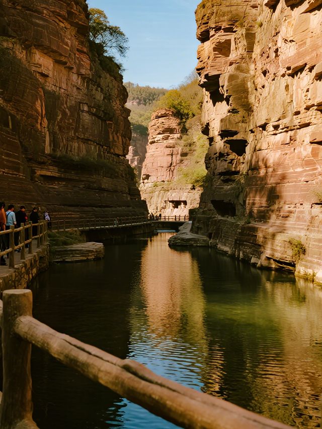 鄭州2.5h直達!秋日遛娃天花板龍潭大峽谷 鄭州2.5h直達!秋日遛娃天花板龍潭大峽谷