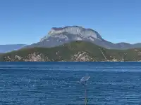 瀘沽湖迎來了一年只有十天左右的風景