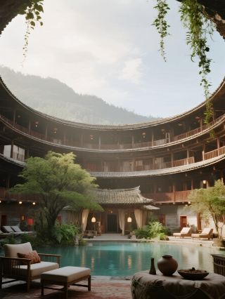 There are thousands of Fujian Tulou, but this "Beauty Building" captivated me at first sight