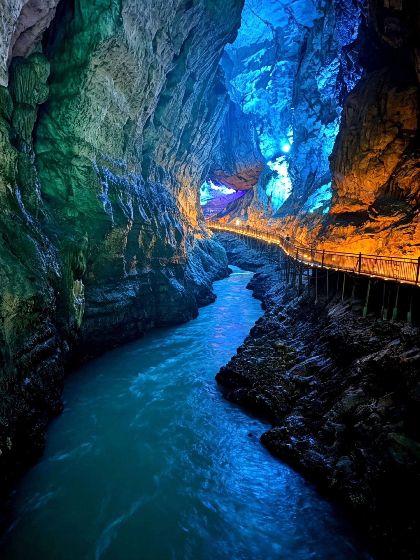 This should be the largest karst cave in Guangxi, truly speechless!!
