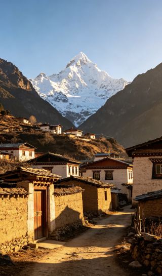 In Deqin, time is stretched out by wind chimes and prayer wheels.