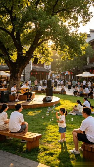 Strolling through Xiangshui Street in late summer | A city full of life, enjoying the evening breeze by the water