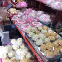 Special decorations and food for CNY in Bangkok