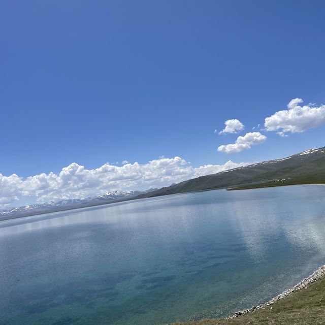 Horseback riding to lake song kul