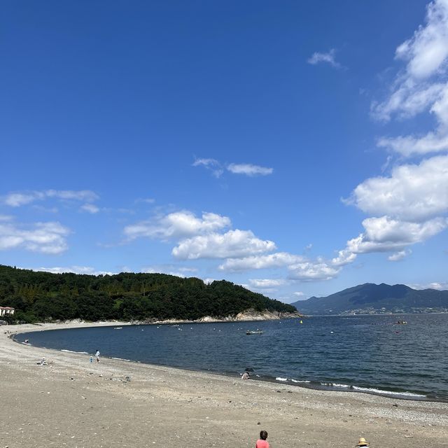 여수 만성리 검은모래해변🌊