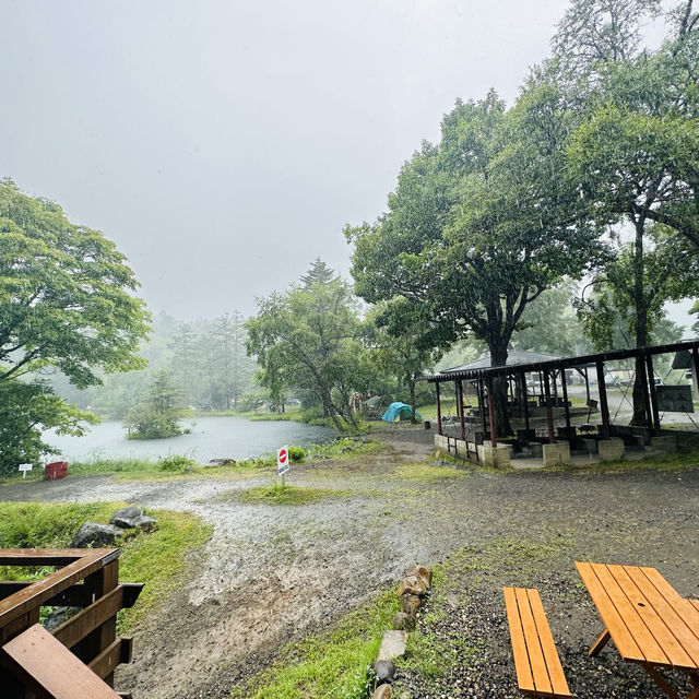 長野八千穗高原駒出池小木屋/露營區