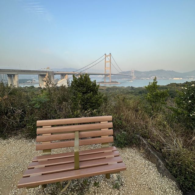 【馬灣行山】登上大嶺頭。飽覽青馬大橋。欣賞日落｜初級行山輕鬆路線兩小時內行完