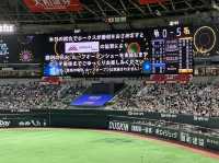 福岡・百道浜。『福岡PayPayドーム』で野球観戦。