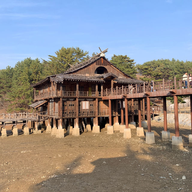 가야 시대를 그대로 재현하고 있는, 창원 해양드라마 세트장