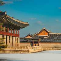 winter landscapes of Gyeongbokgung