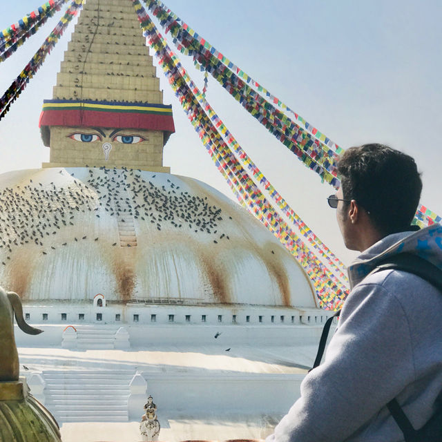 Magical Boudhanath Stupa, Kathmandu, Nepal 