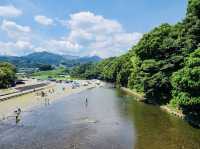 Akigawa Bridge River🫶🏻