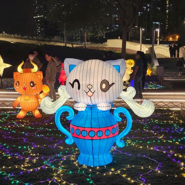 【香港單車公園】元宵綵燈會，12星座燈飾