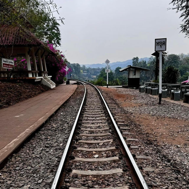 Death railway : Thamkasae railway station🇹🇭