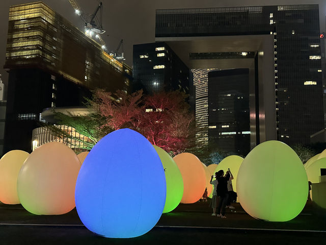 香港好去處 | 金鐘添馬公園 | teamLab: 光漣