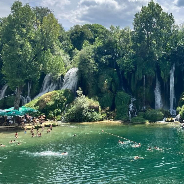 Enchanting Encounter at Kravice Waterfall in Bosnia 