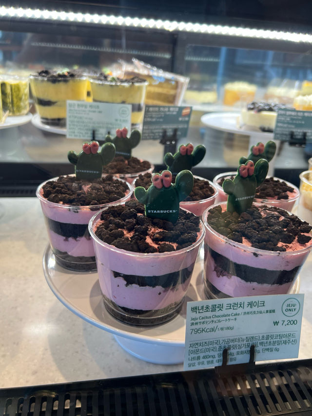 【韓国/済州島】ジブリのような珍しい外観のスタバに！！済州島限定メニューも🍊🍵