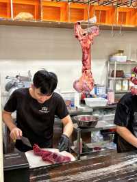 「¥168鮮切黃牛肉，潮汕毒藥生醃海鮮同生蠔自由喇！唔食蠔可選更便宜的¥138」