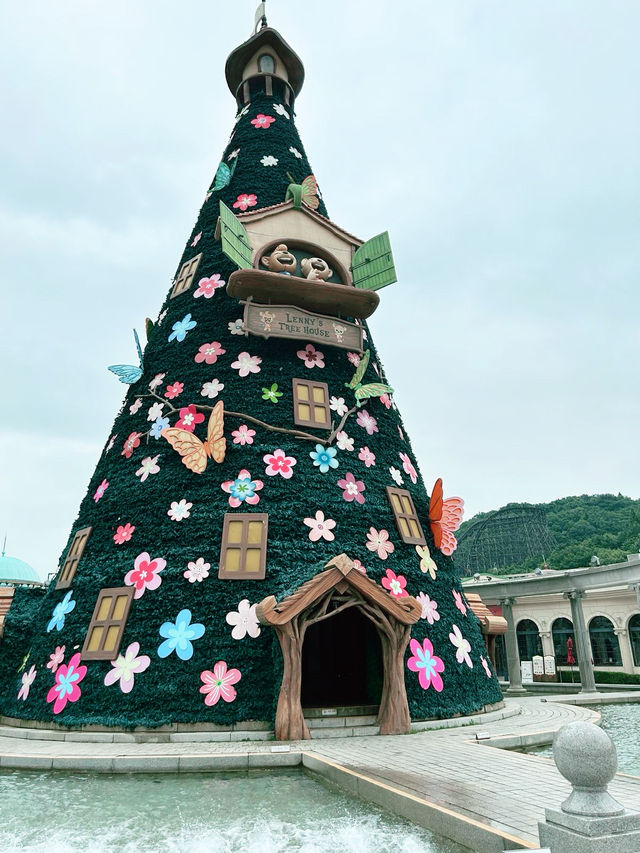 韓國愛寶樂園：與長頸鹿互動好正啊