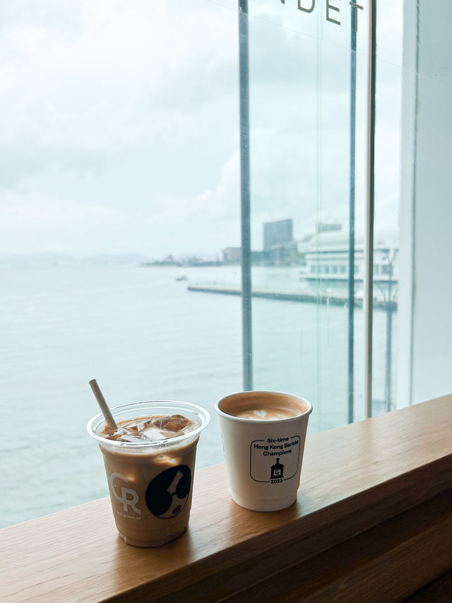 Cute Café with Amazing Views of Victoria Harbour, Tsim Sha Tsui