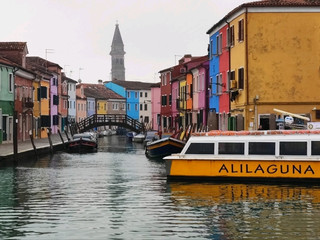 [Italy] Burano Island by water bus from Venice