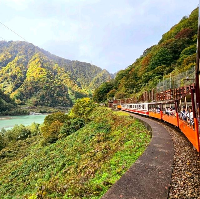 One day trip to Kurobe Gorge and sightseeing on Kurobe Gorge Railway🚂