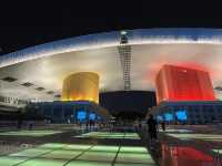 Light show at Shenzhen Civic Center